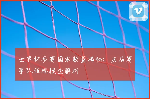 世界杯参赛国家数量揭秘:历届赛事队伍规模全解析