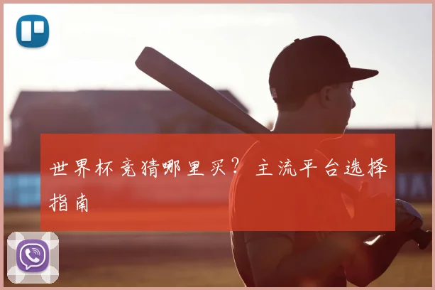 世界杯竞猜哪里买？主流平台选择指南
