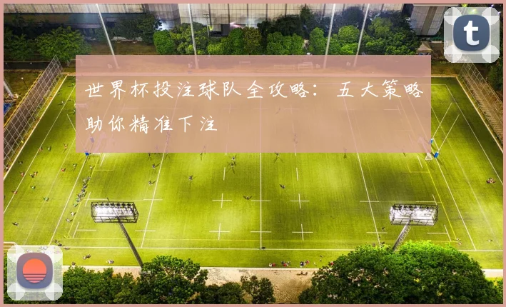 世界杯投注球队全攻略:五大策略助你精准下注